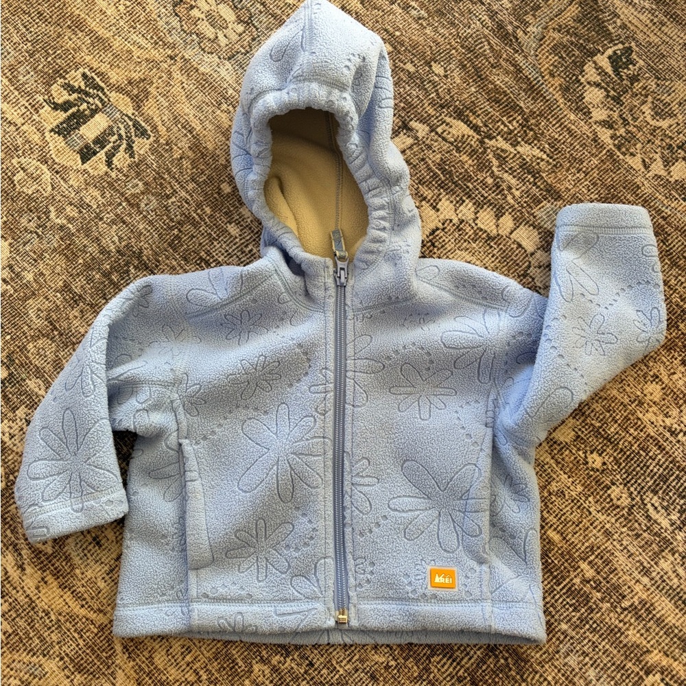 REI 12 month hooded jacket zip up